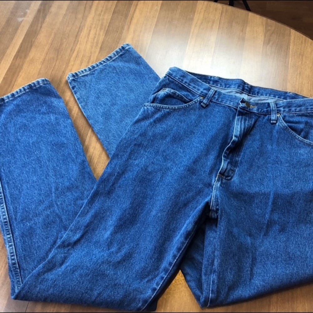 Regular Fit Wrangler Blue Jeans